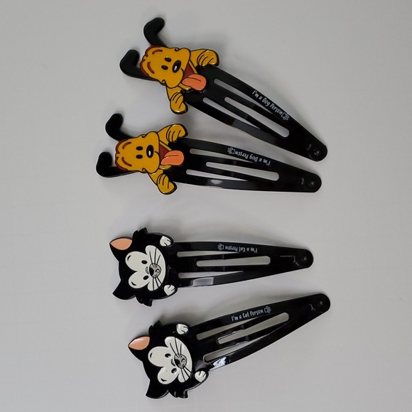 Disney Dogs and Cats Hair Clips - Picture 1 of 5